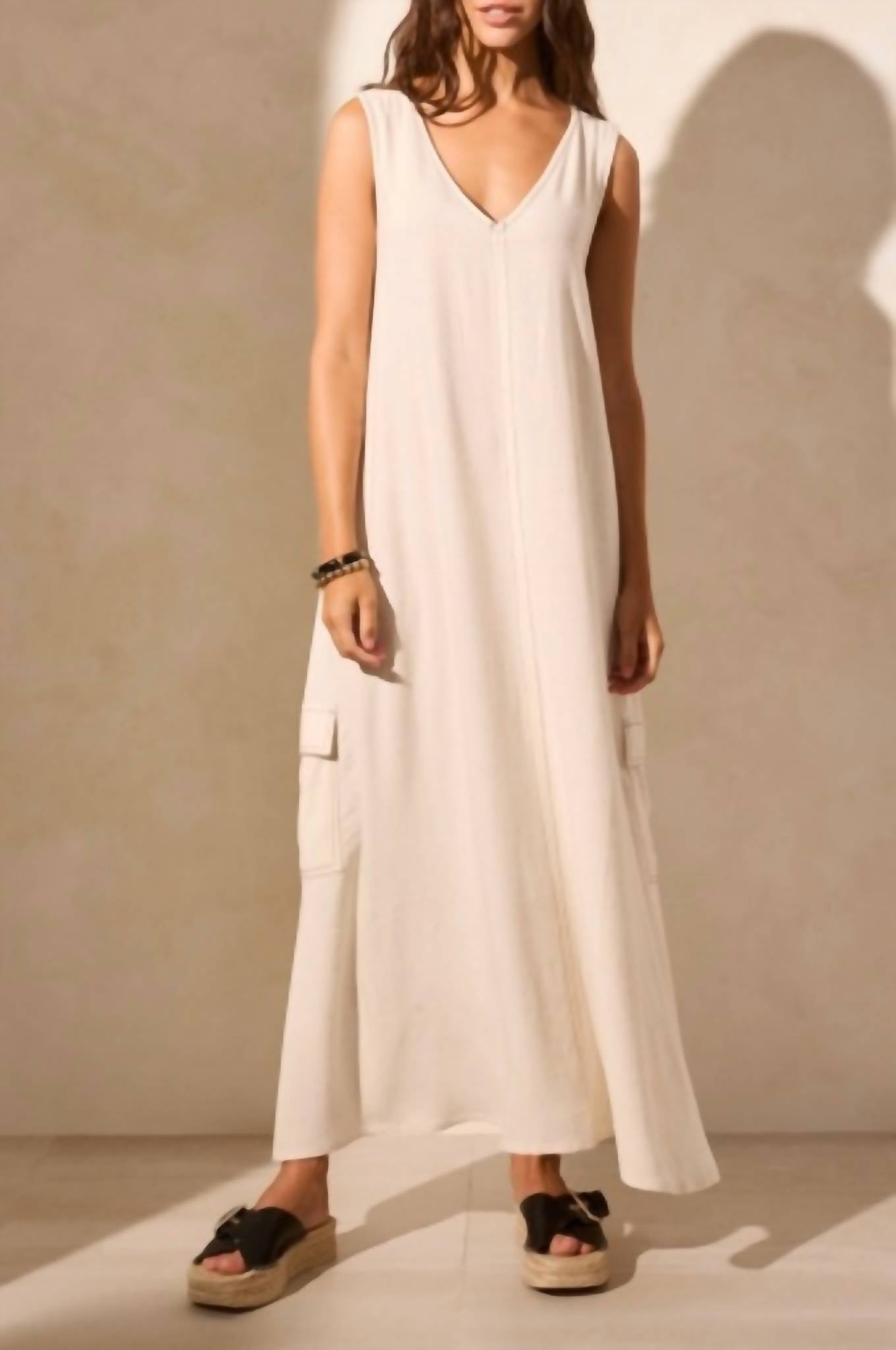 Tribal - V Neck Cargo Dress