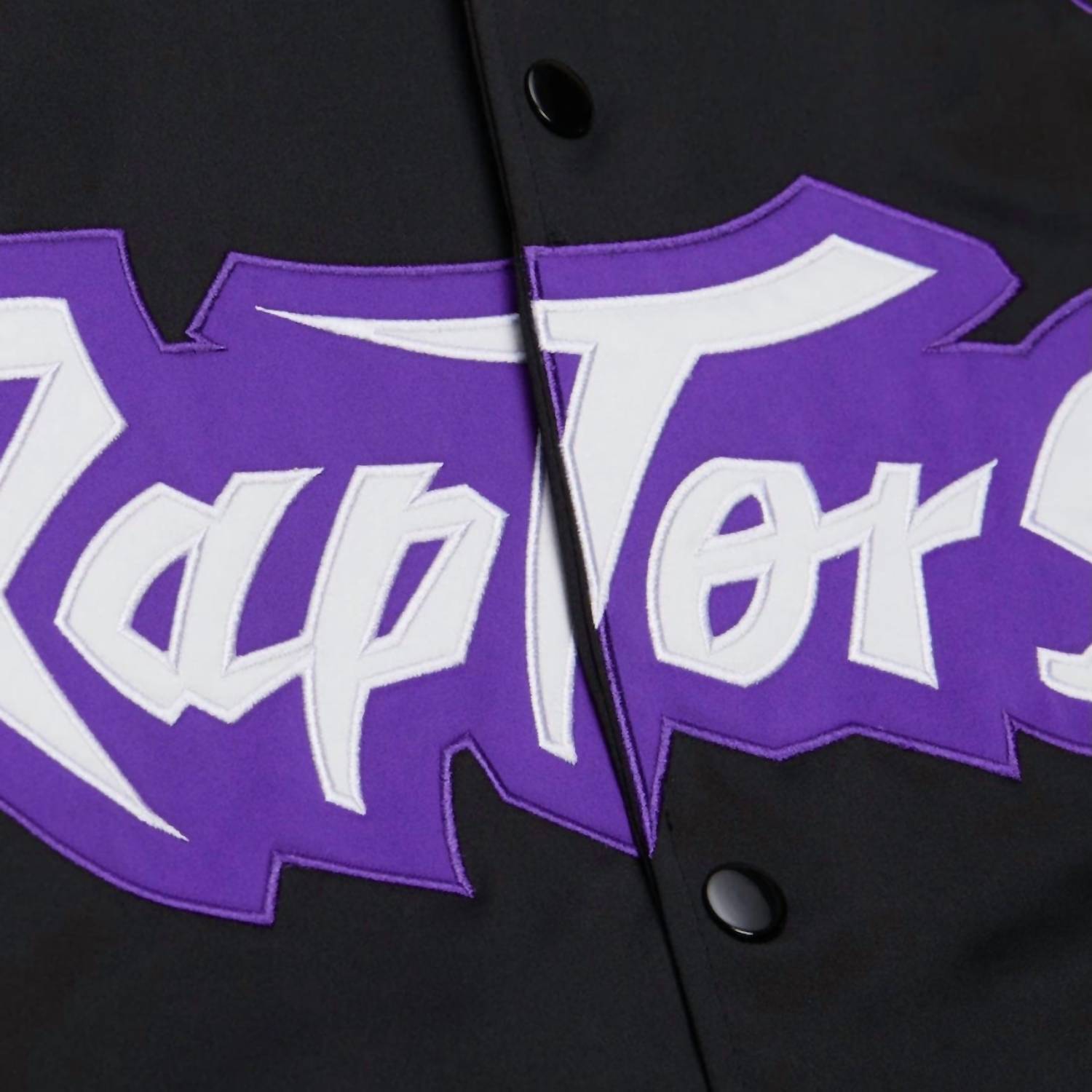 Mitchell & Ness - Toronto Raptors Team Origins Satin Full-snap Jacket