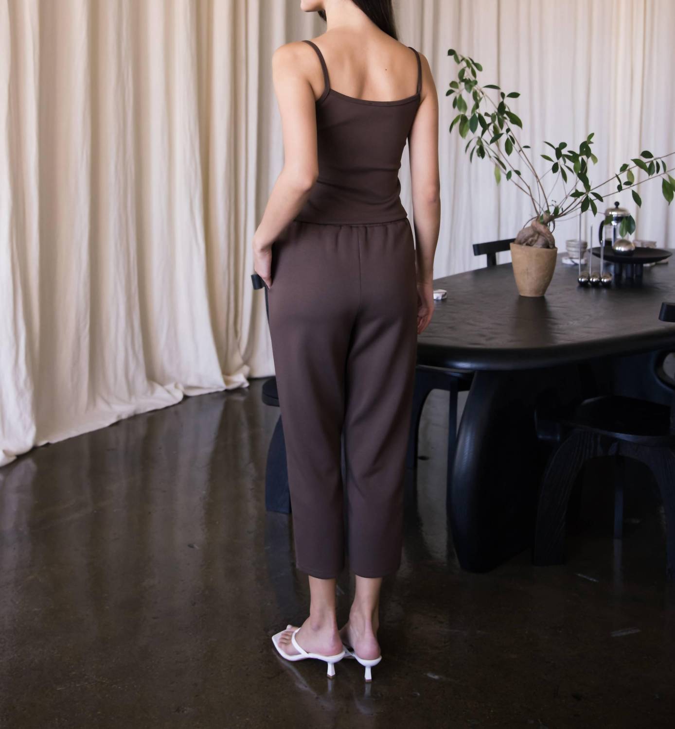 P.Cill - Butter Modal Waist Band Ankle Pants