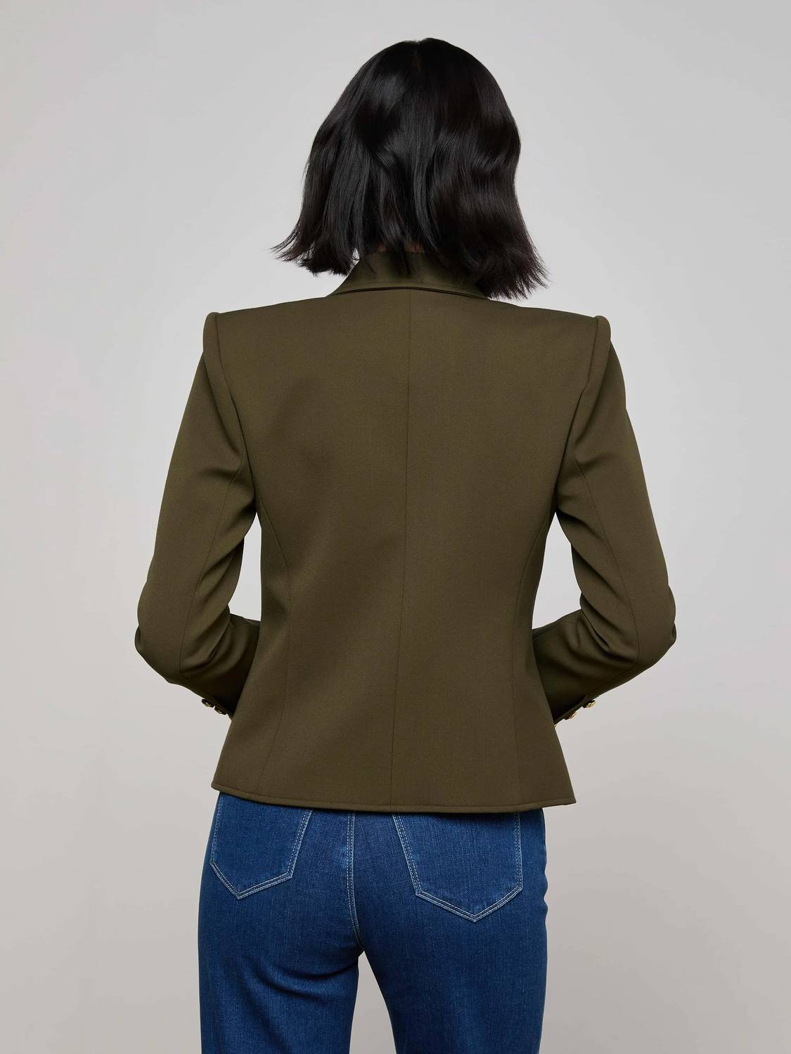 L'Agence - Wylla Shirt Structured Blazer