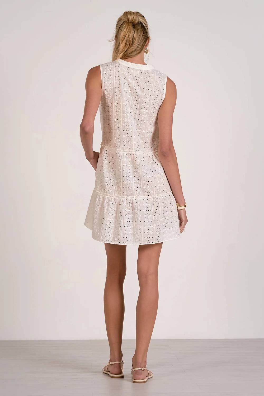 Elan - Solstice Eyelet Shift Dress