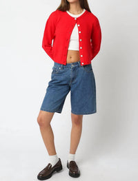 Olivaceous - Ashly Bermuda Shorts