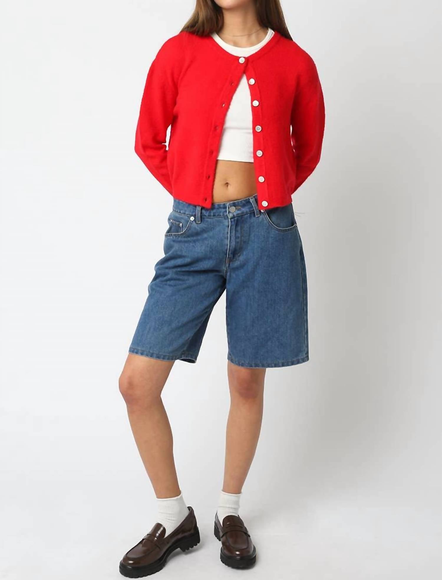 Olivaceous - Ashly Bermuda Shorts