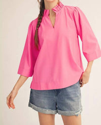 Jodifl Women's Paradise Top in pink - women's blouse