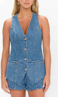 Show Me Your Mumu - Venture Out V-neck Romper