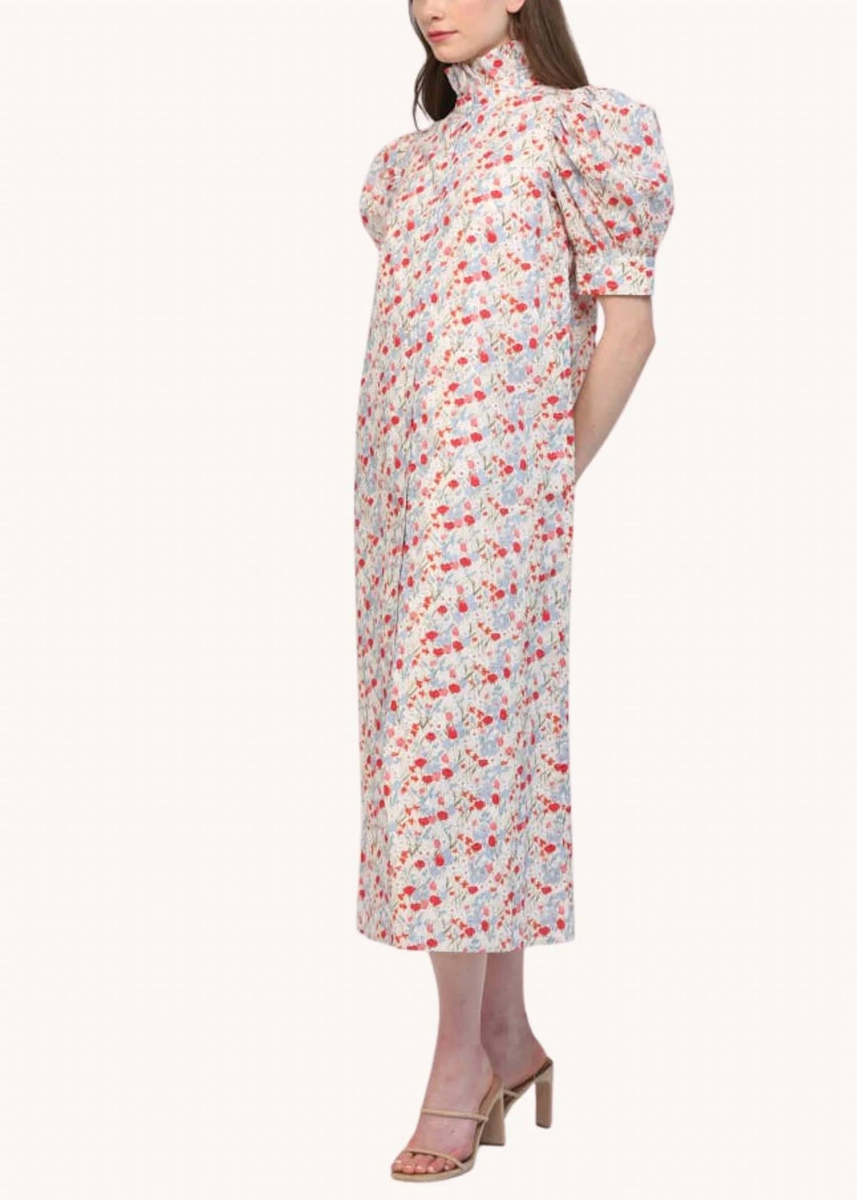 Fate - Lara Ruffle Midi Dress