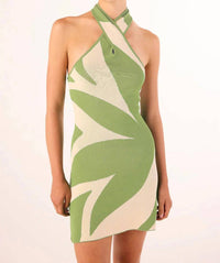 Misa Los Angeles - Ishani Knit Jacquard Mini Dress