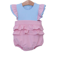 Trotter Street Kids - Baby Girl's Rosie Bubble Onesie