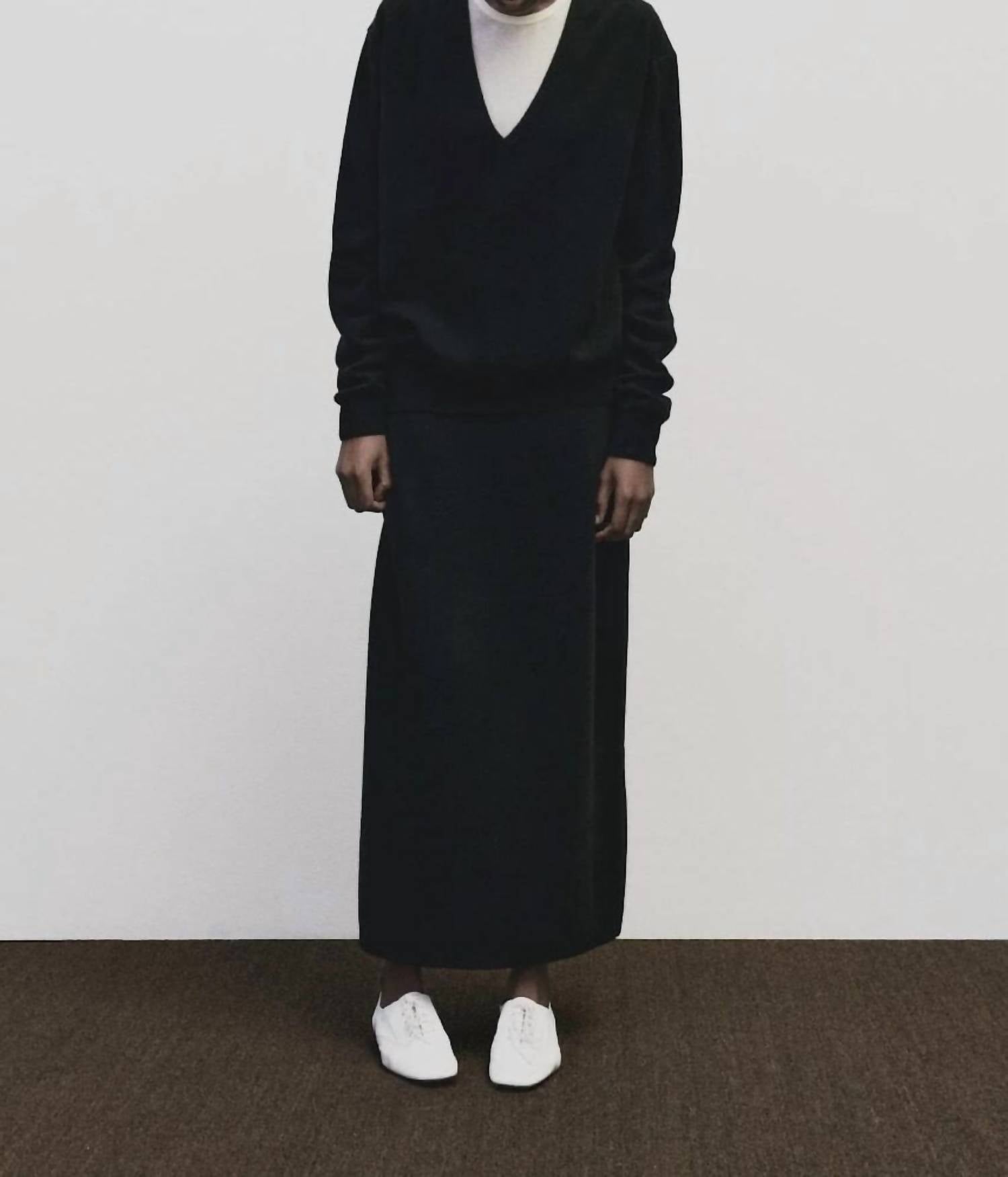 Mijeong Park - Cashmere Blend Knit Midi Skirt