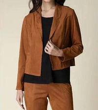 Habitat - Faux Suede Seamed Jacket