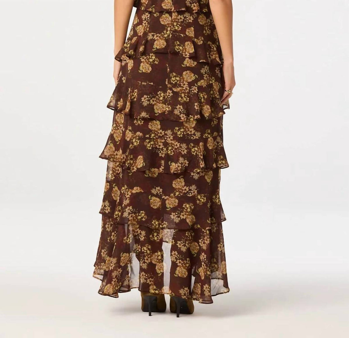 Astr - Odalys Flutter Sleeve Maxi Dress
