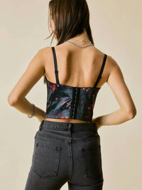 J.Nna - Melanie Floral Print Corset Top