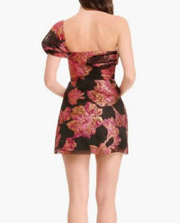 Dress The Population - Jacquard Off The Shoulder Cocktail Minidress