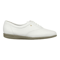easy spirit Women's Motion Lace Up Oxford Shoes in white - women's flats