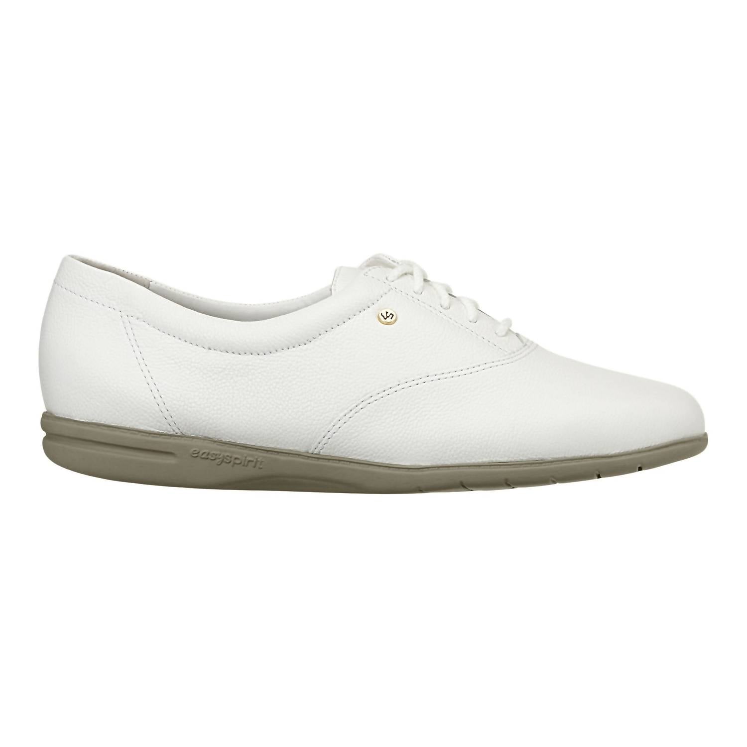 easy spirit Women's Motion Lace Up Oxford Shoes in white - women's flats