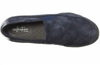 Clarks Women's Haley Park Loafer Flats in navy suede - women's flats - view 4
