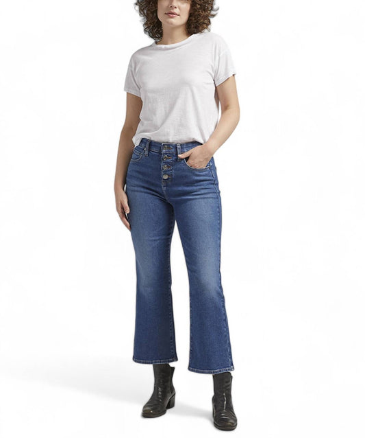 Jag - PHOEBE HIGH RISE CROPPED BOOTCUT BUTTON FLY JEAN