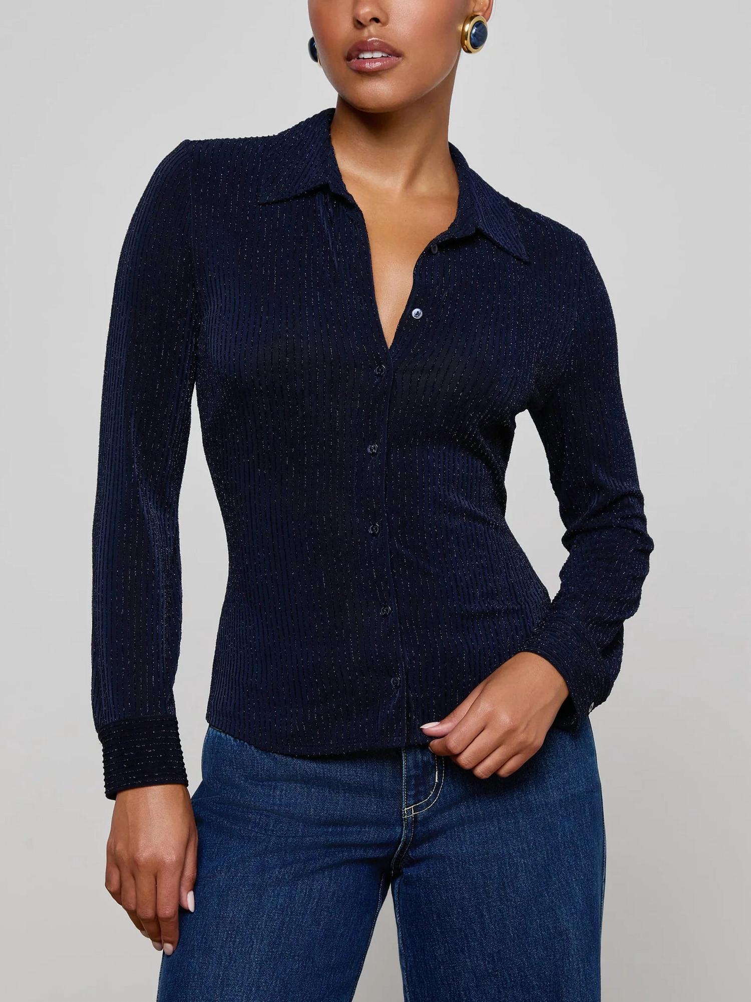 L'Agence - Indiana Fitted Blouse
