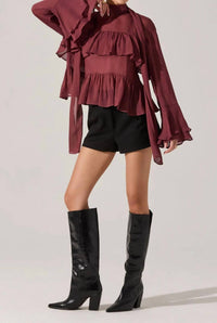 Astr - Fae Ruffle Top