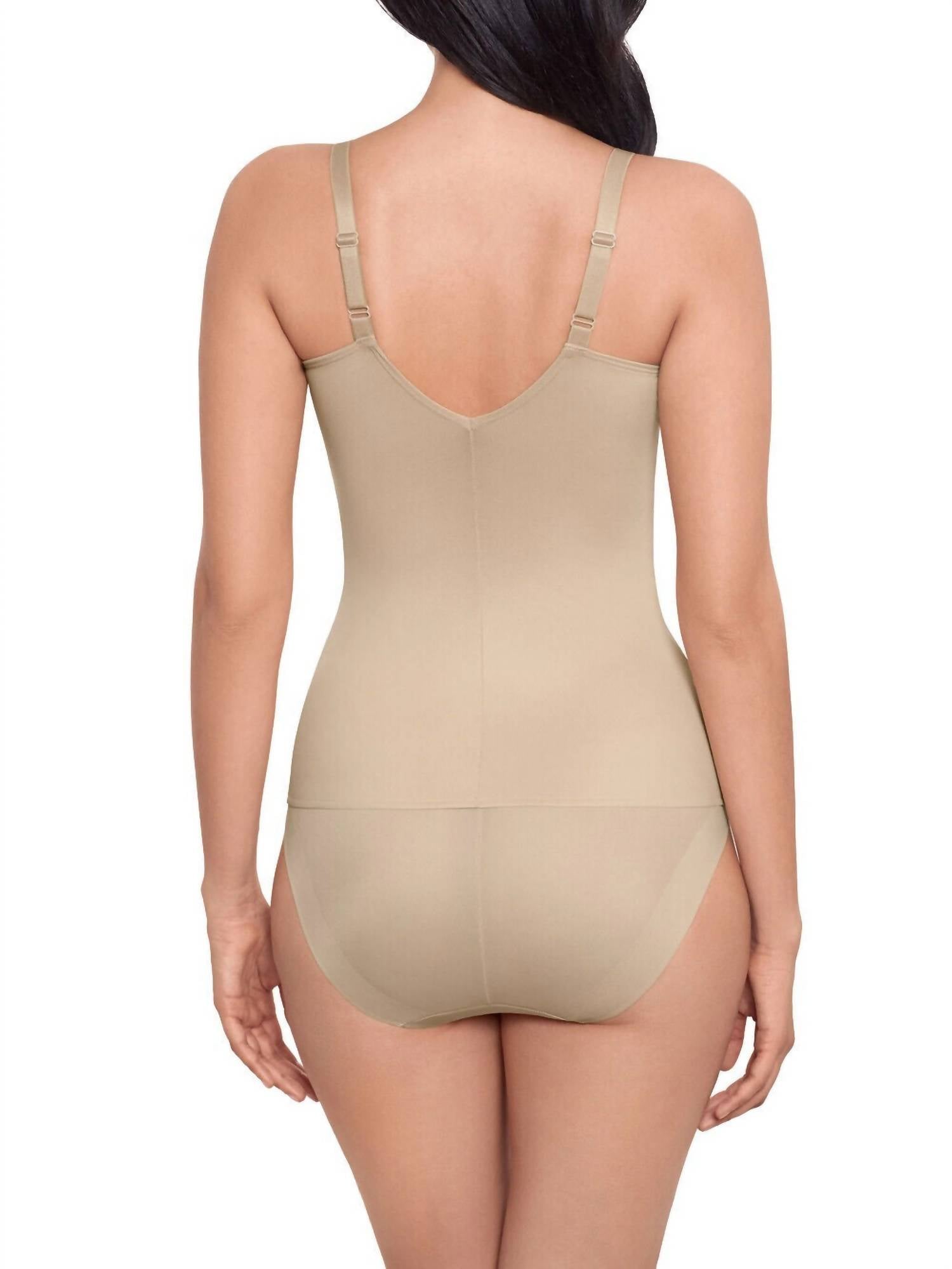 Miraclesuit Comfy Curves Shaping Camisole in beige - women's shirt - detail view