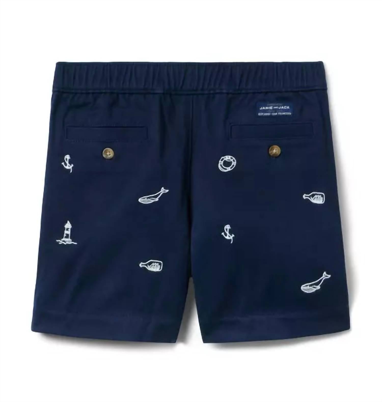 Janie And Jack - Boy's Nautical Tie Short