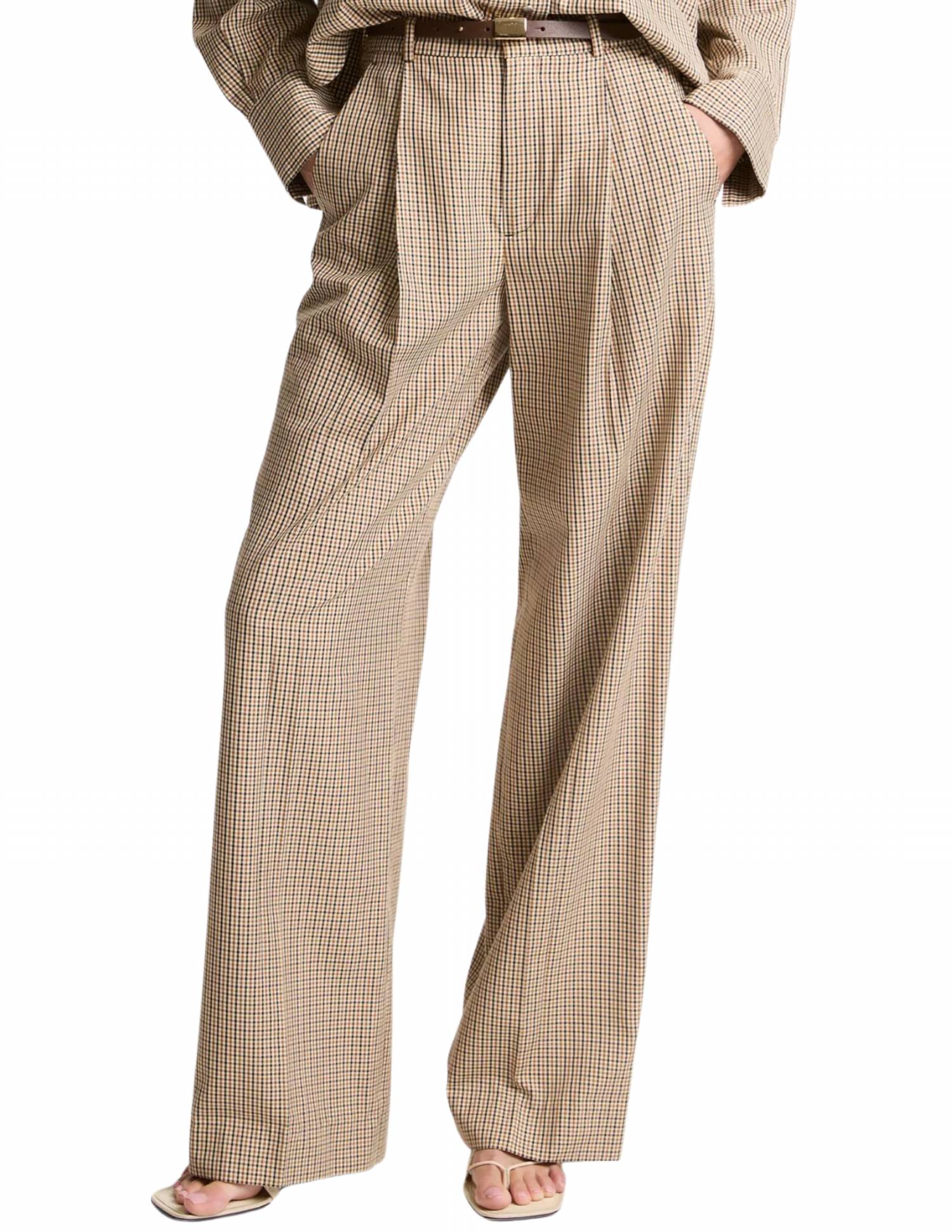 Vince - Camille Mid Rise Wide Leg Trouser