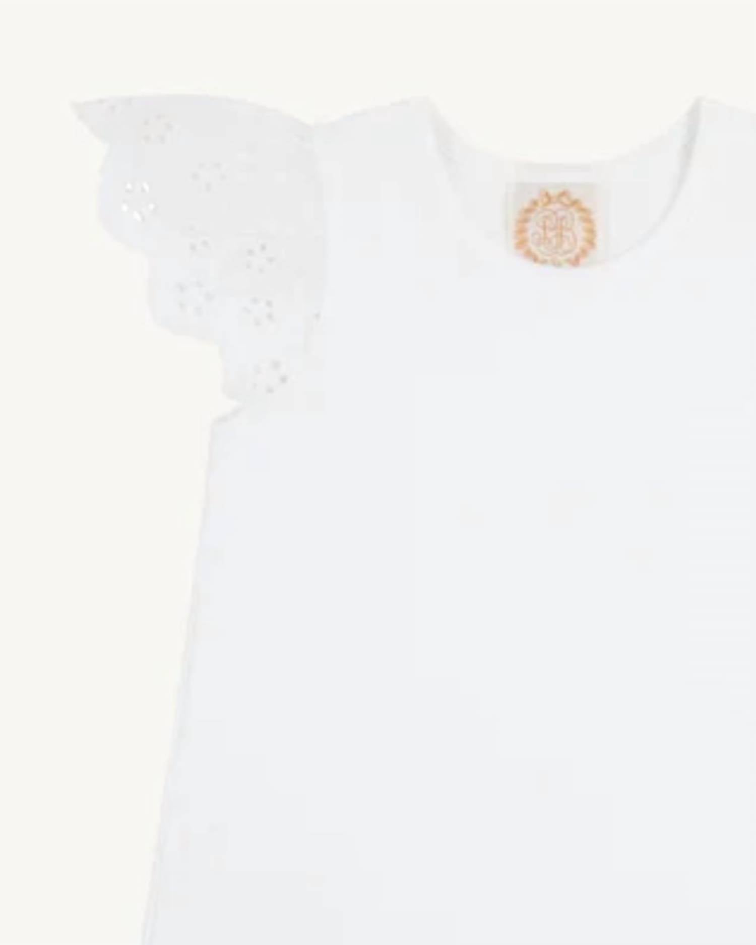 The Beaufort Bonnet Company - Girl's Ellen Eyelet Top