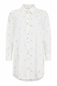 Noen - Women's Floral Embroidered Shirt