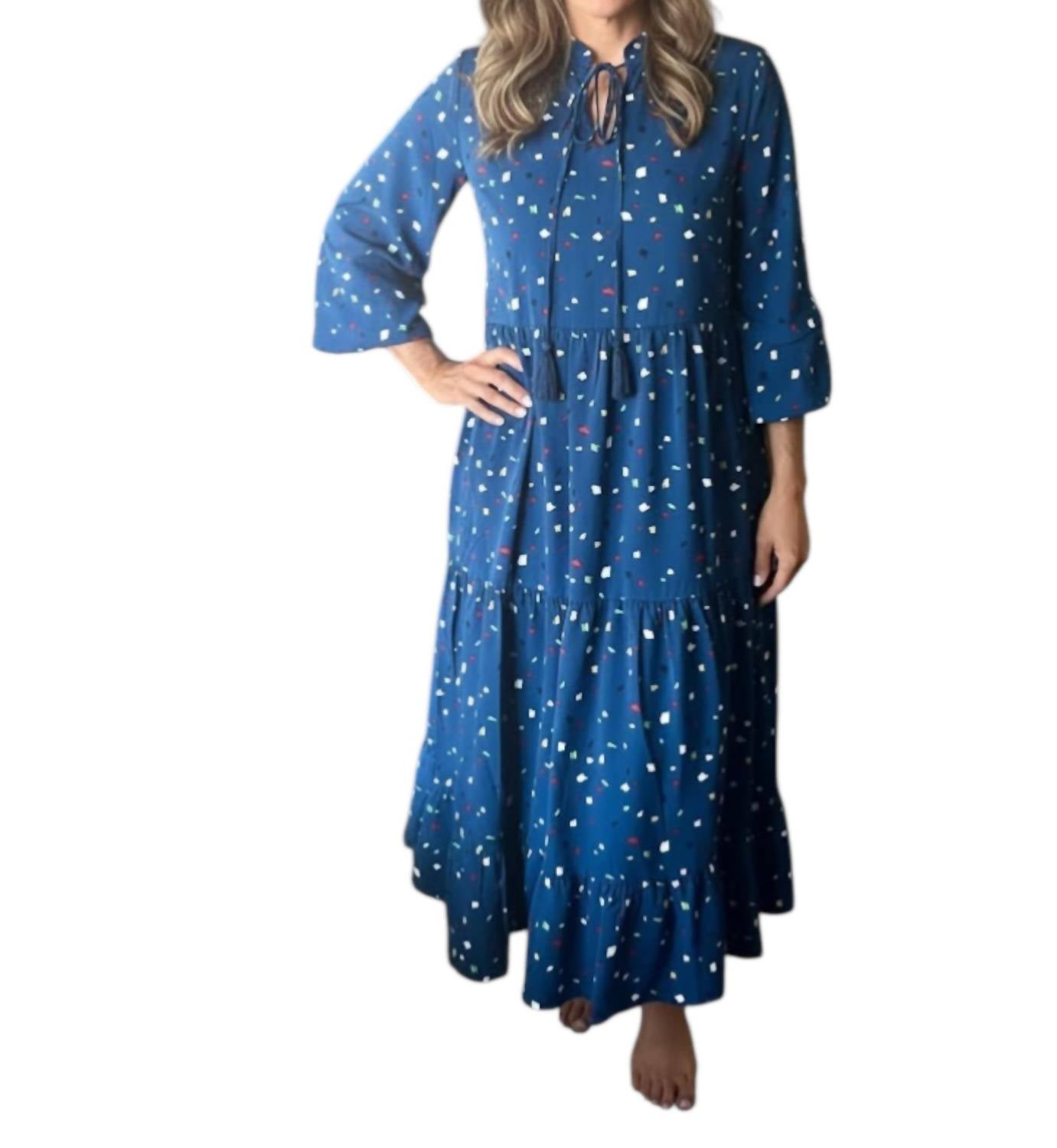 Layerz Clothing - Bristy Confetti Maxi Dress