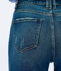 Bayeas - High Rise Straight Leg Jeans