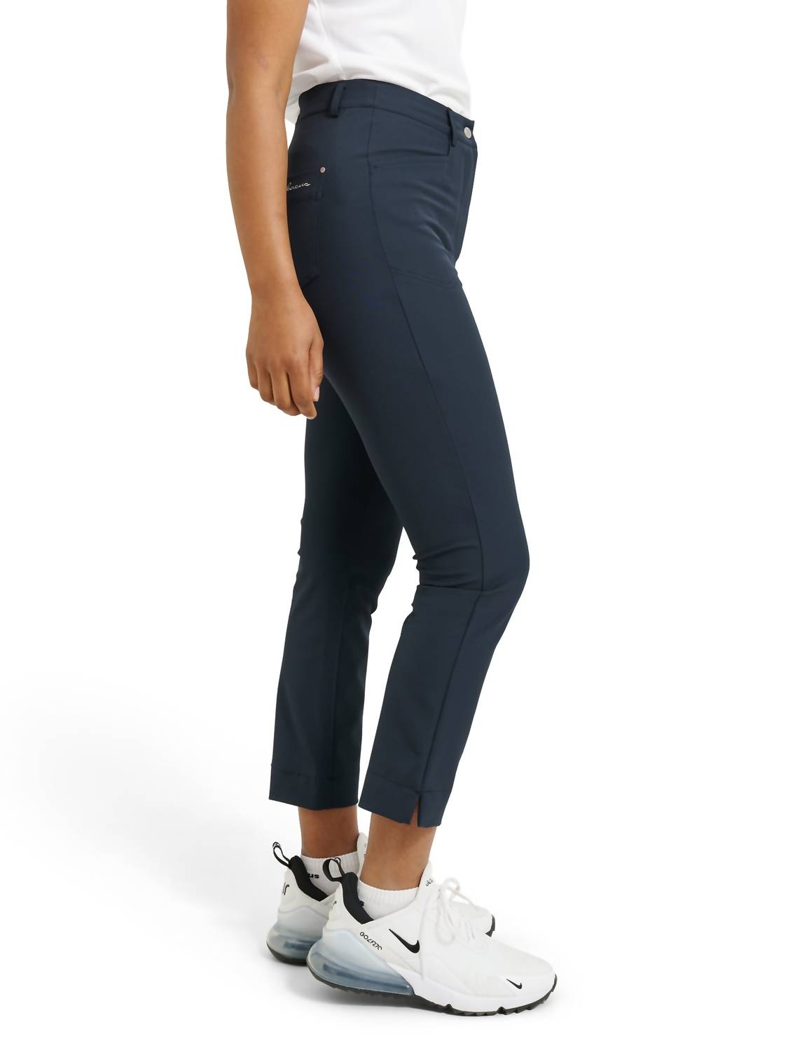 Abacus Sportswear Us - Women Elite 7/8 4-ways Stretch High Waist Golf Trousers