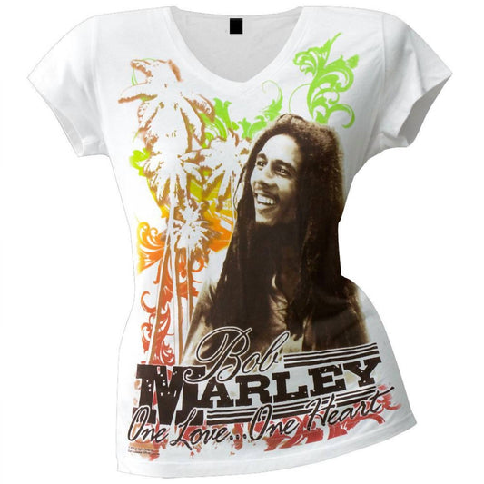 Bob Marley - Teen's Soul V-neck T-shirt
