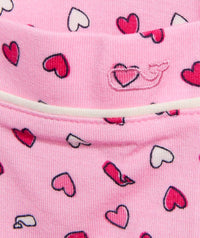 vineyard vines Women's Super-soft Knit Pajama Set in hearts cot can - women's intimate - alternate view