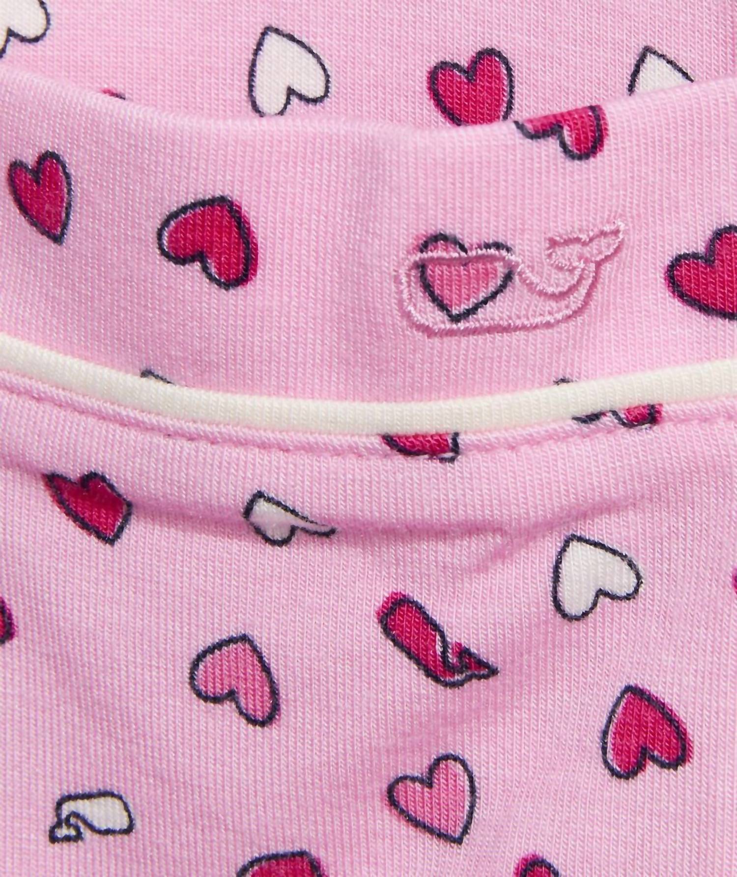 vineyard vines Women's Super-soft Knit Pajama Set in hearts cot can - women's intimate - alternate view