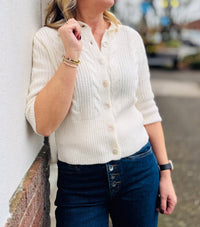 Sanctuary - Fuzzy Cable Cardigan