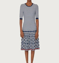 Salvatore Ferragamo - Women's Viscose Fiber Midi Dress