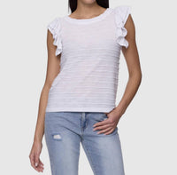 Flags & Anthem - Valerie Scalloped Knit Tank