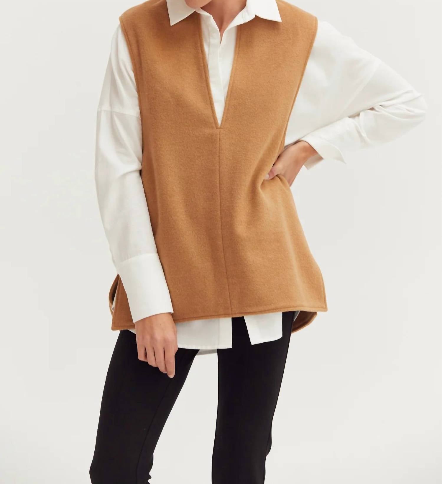 Crescent - Tory Wool Blend Vest