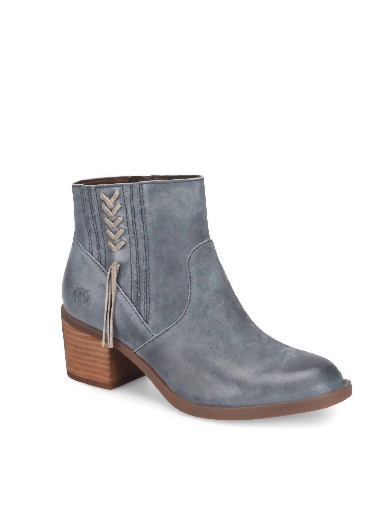 Born Women's Rowan Ankle Boots in dark blue - women's shoe
