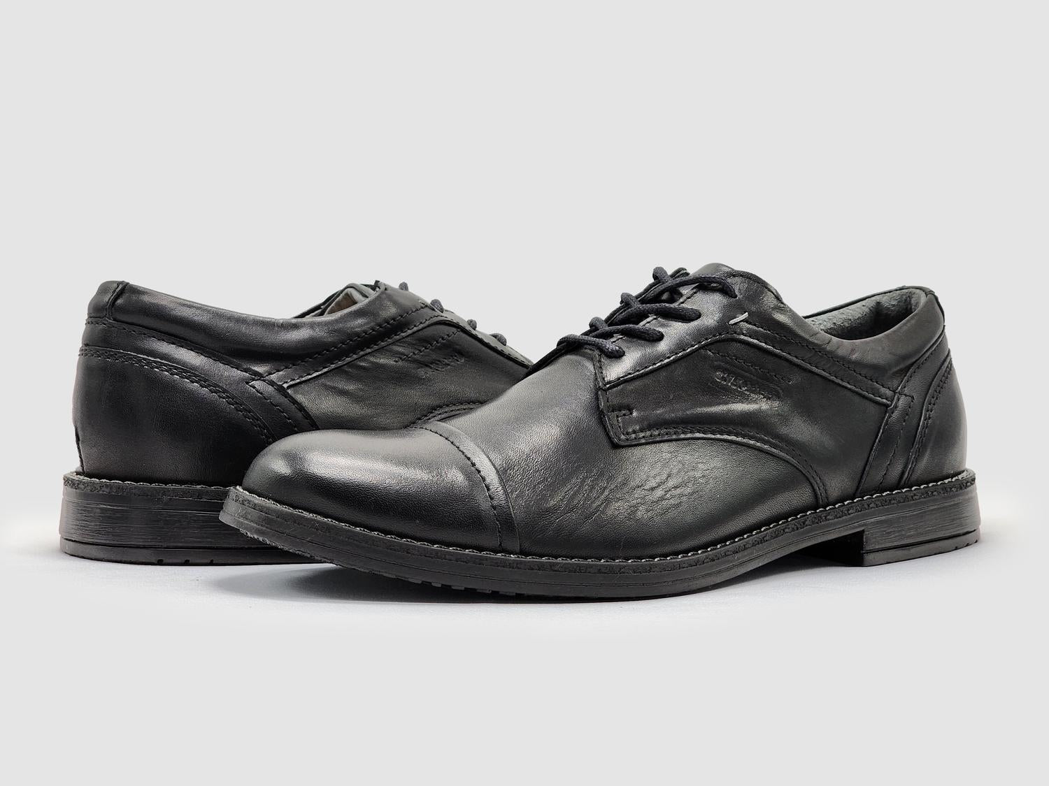 Kcr Group - Men's Oxford Toe-Cap Leather Dress Shoes