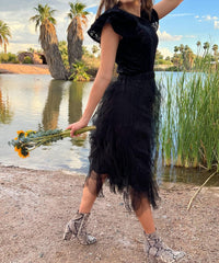 If She Loves - Burnout Velvet Tee
