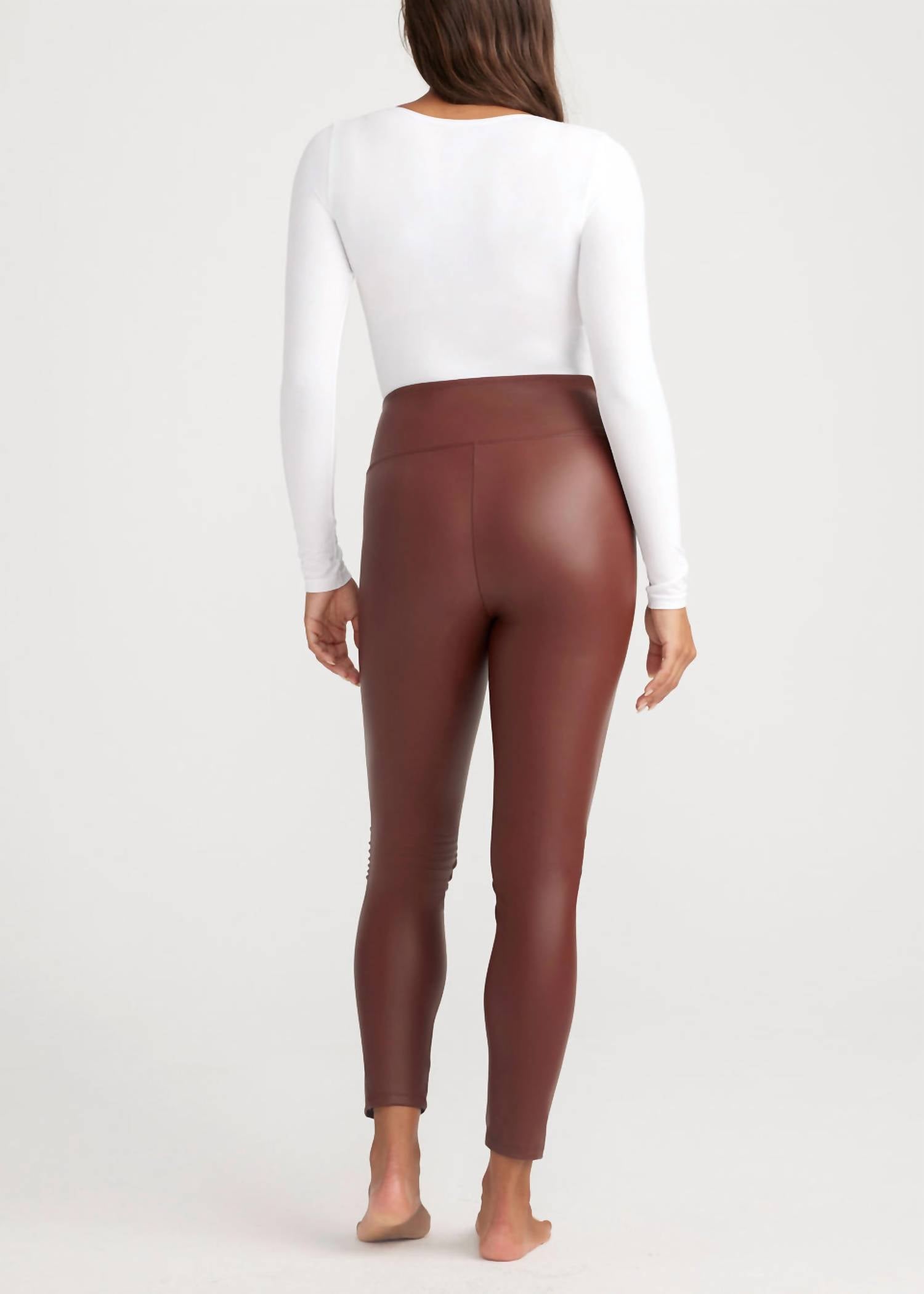 Yummie - Faux Leather Shaping Legging
