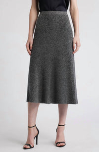 KOBI HALPERIN Women's Femi Skirt in heather black - women's skirt