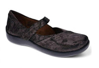 revere Women's Timaru Mary-jane Shoes in gunmetal angle - women's shoe