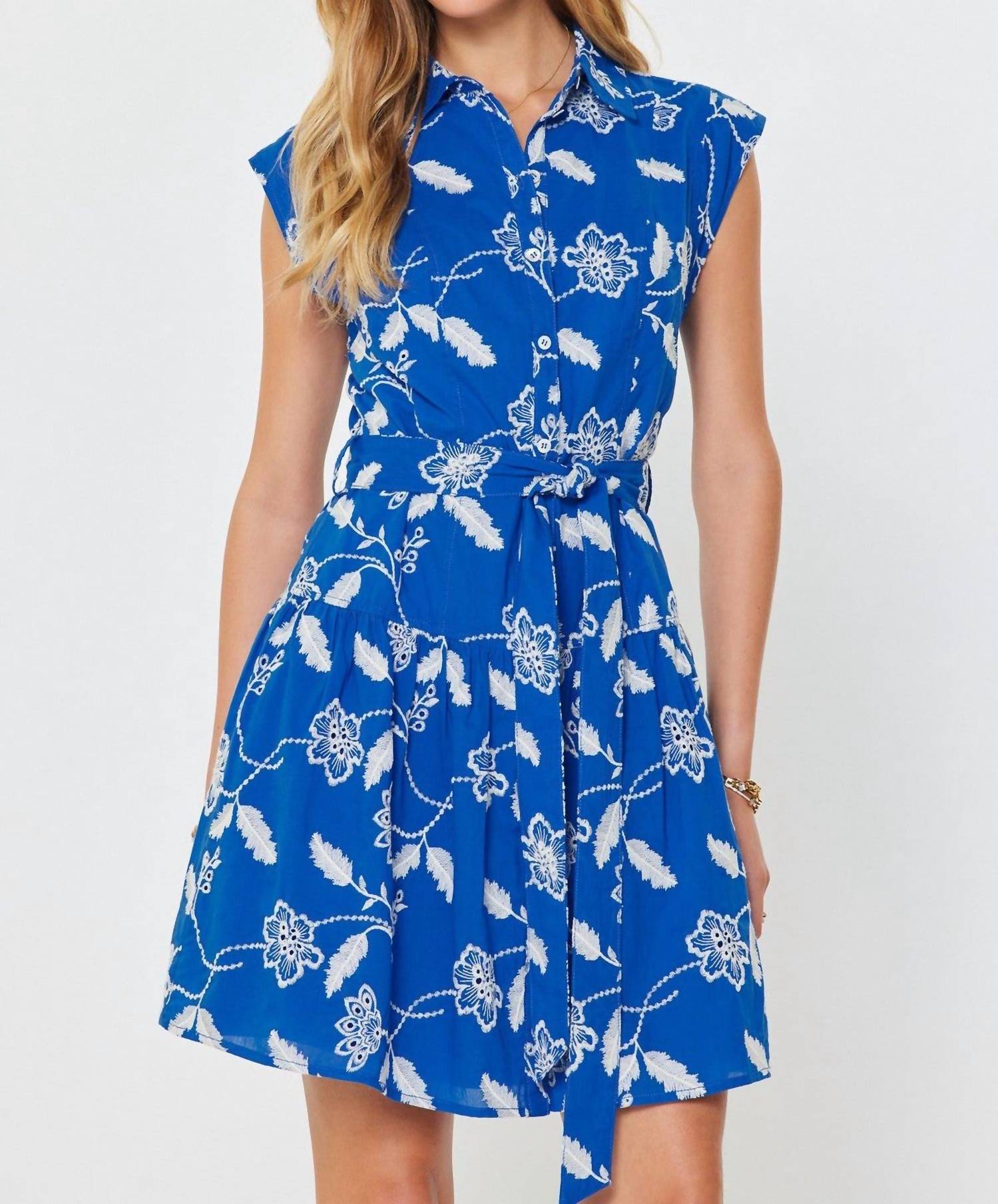 Current Air - Embroidery Mini Dress