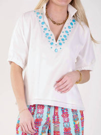 Emily Mccarthy - Poppy Dolman Sleeves Top