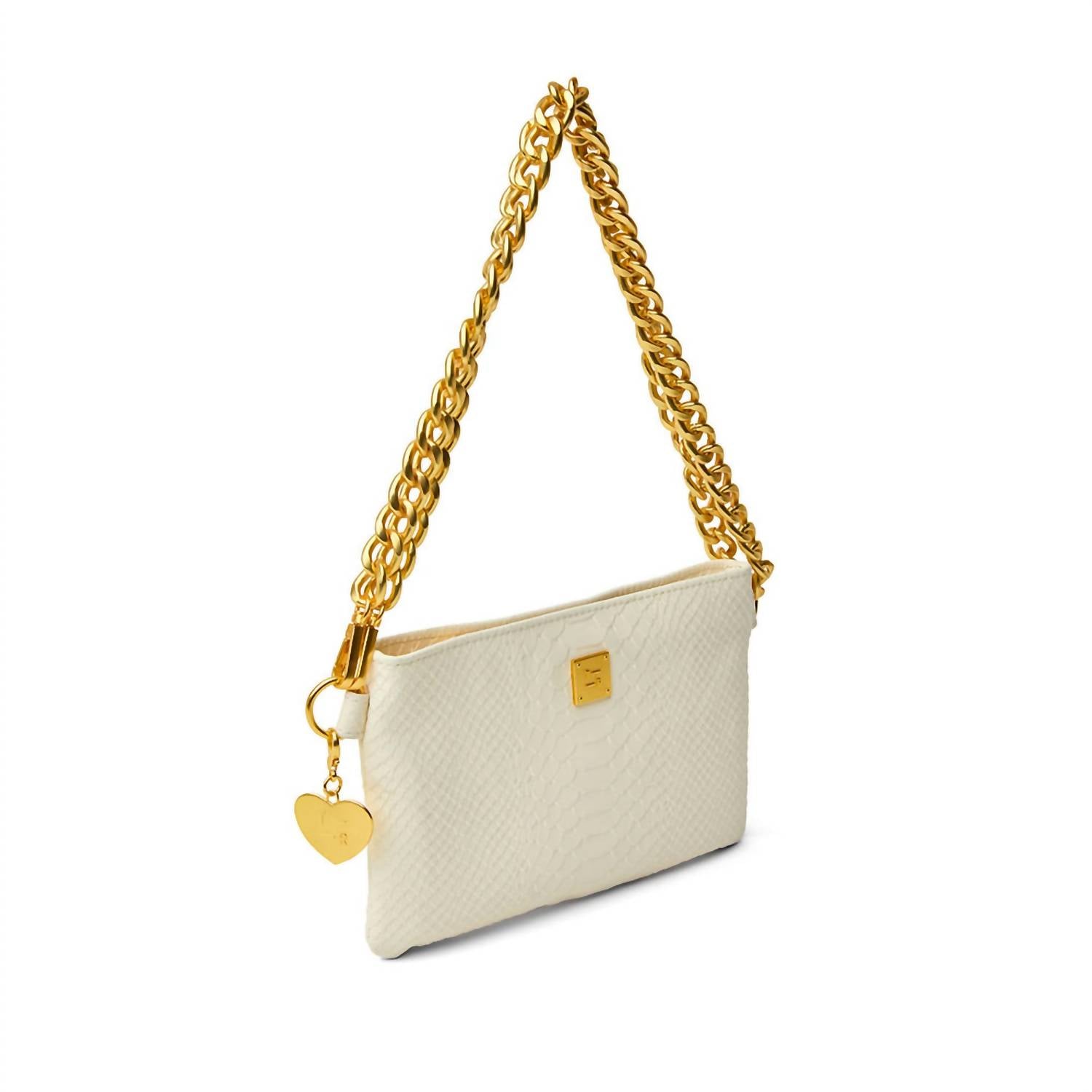 THINK ROYLN Women's Fame Bag in cream python - women's bag - view 5