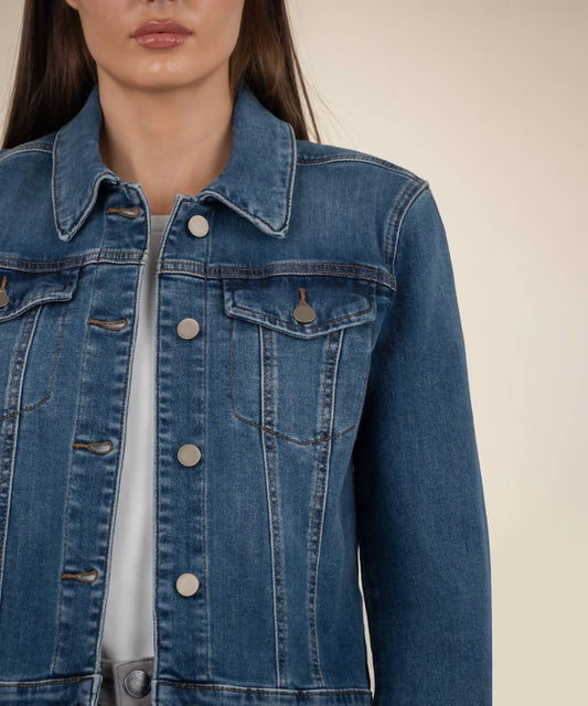 Kut From The Kloth - Julia Crop Denim Jacket