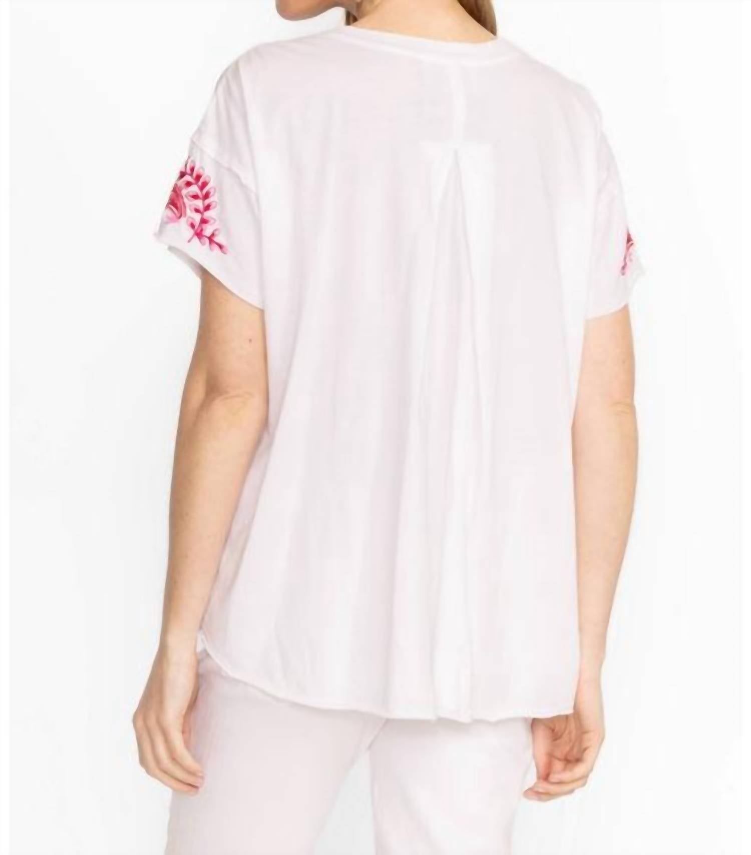 Johnny Was - CASSIA RAW DETAIL SWING TEE