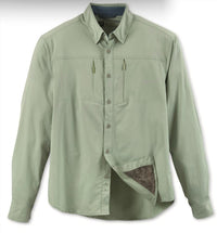 Dakota Grizzly Boone Long Sleeve Shirt in palm - men's shirt - detail view